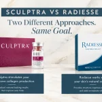 difference between sculptra and radiesse