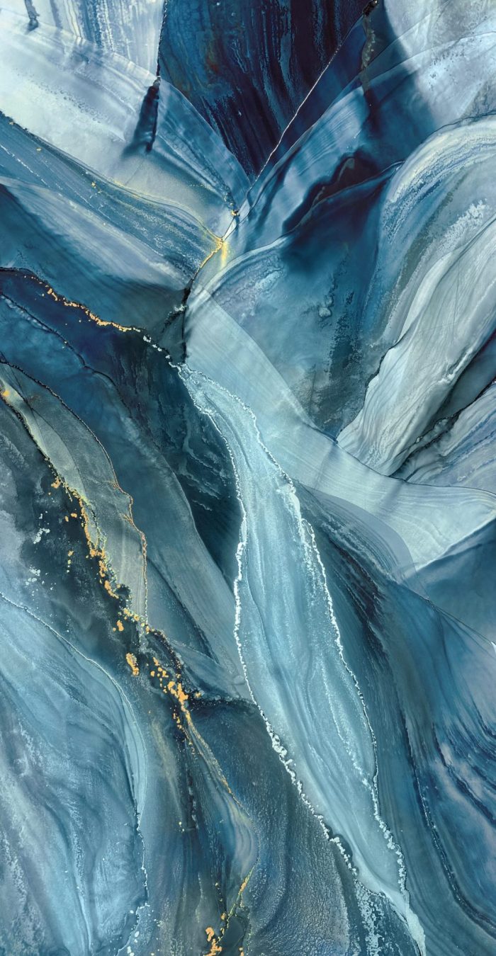 Abstract,Blue,Background,With,Green,And,Gold,,Blue,Fluid